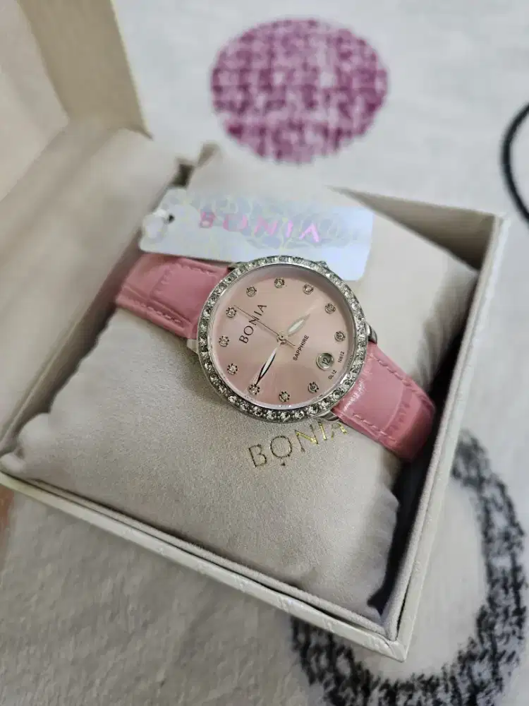 Jam Tangan Bonia Elegance Analog Leather Strap