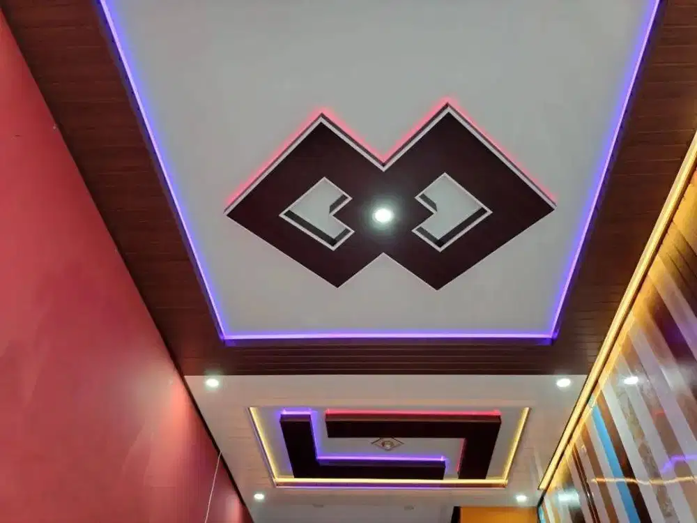 Partisi Jasa Tukang Pasang Wall Moulding Sekat Plafon PVC GRC Gypsum