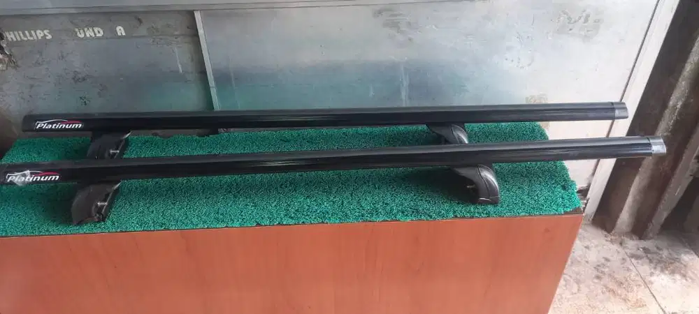 Jual pasang rak atas aluminium roofrack crossbar roofbox mobil Jakarta