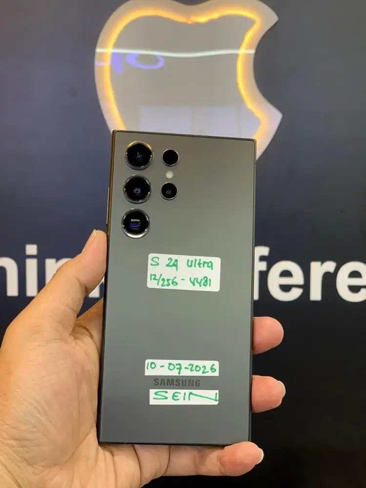 Samsung S24 Ultra 12/256 Gb Titanium Black Resmi Sein Masih Garansi