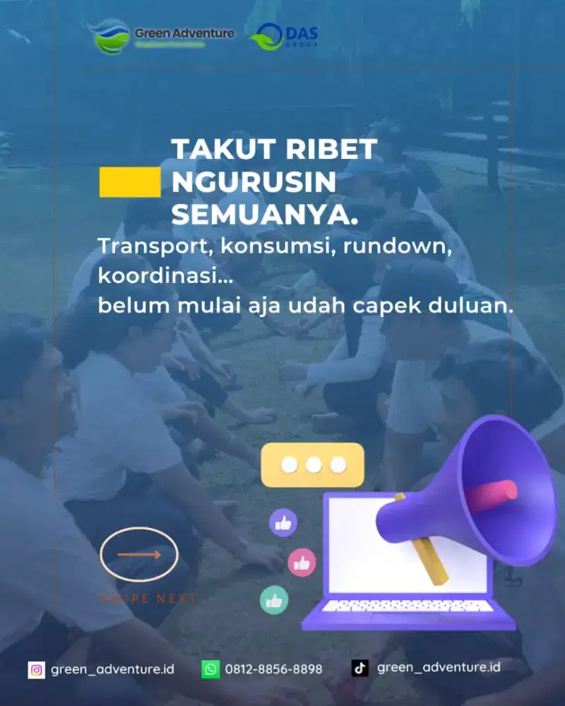 Di butuhkan admin sosial media