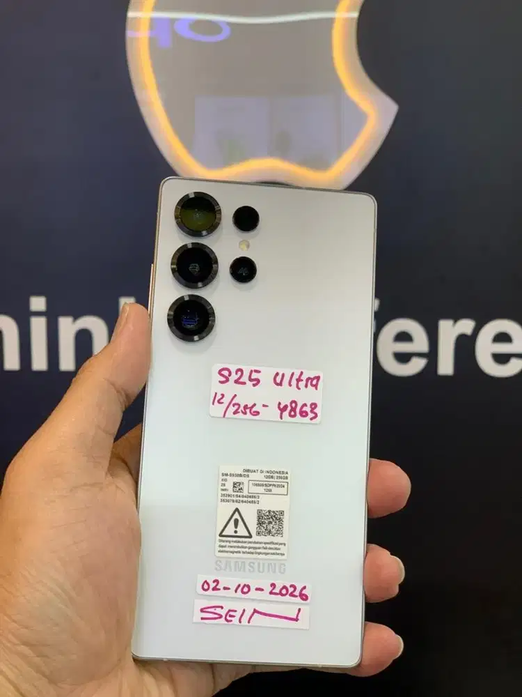 Samsung S25 Ultra 12/256 Gb Titanium Whitesilver Resmi sein cicilan 0%