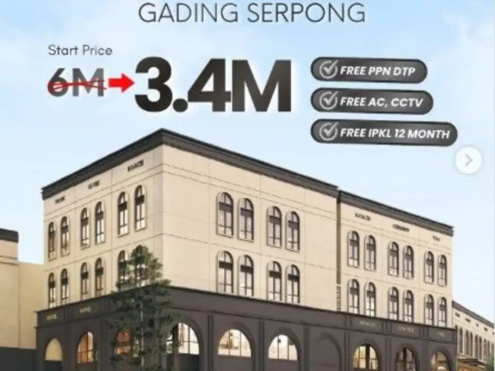 Premium business natural vibes gading serpong Ruko MAGGIORE signature west