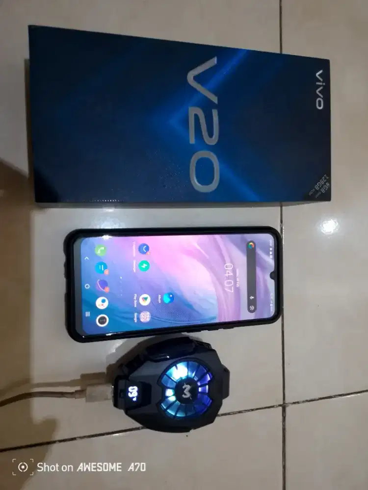 Siap pakai Vivo v20 lengkap 8/128 kamera sip