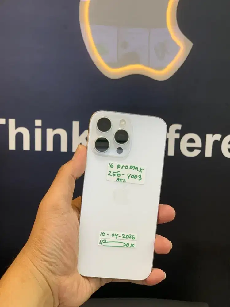 Iphone 16 Promax 256 Gb White Titanium Resmi Ibox Garansi On