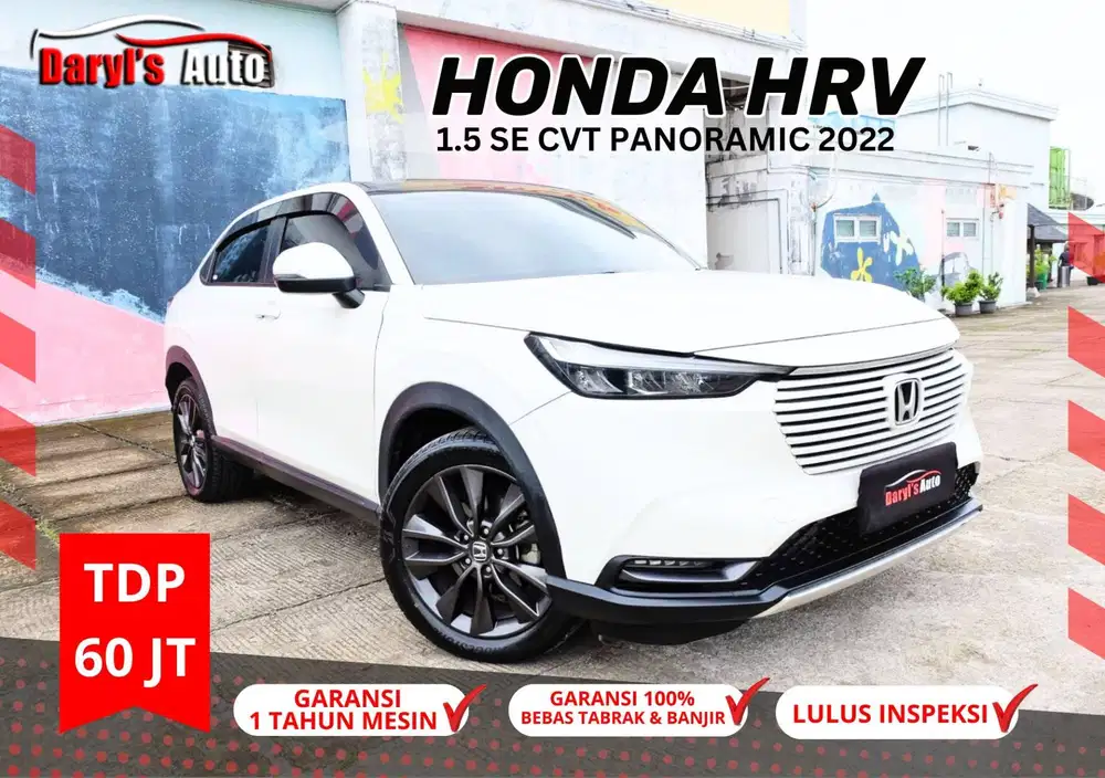 2022 All New Honda HRV 1.5 CVT SE Panoramic TDP 60jt