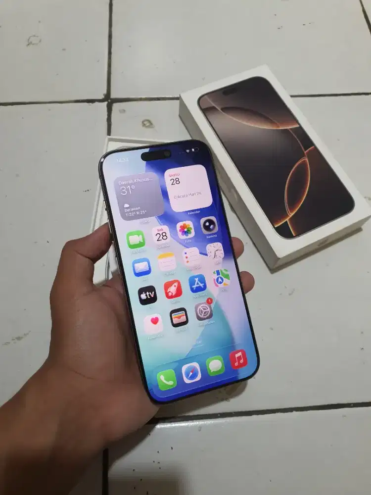 Iphone 16 pro max 256gb beacukai fullset ori