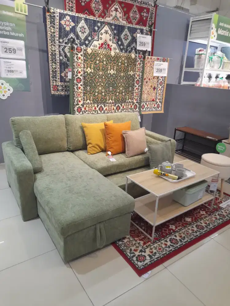 Sofa Sleeper + Storage Murah