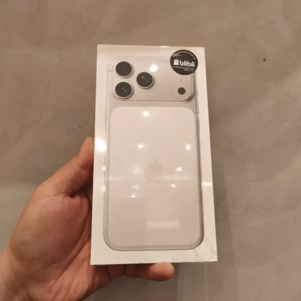 IPHONE 17 PRO MAX 256GB SILVER GARANSI RESMI