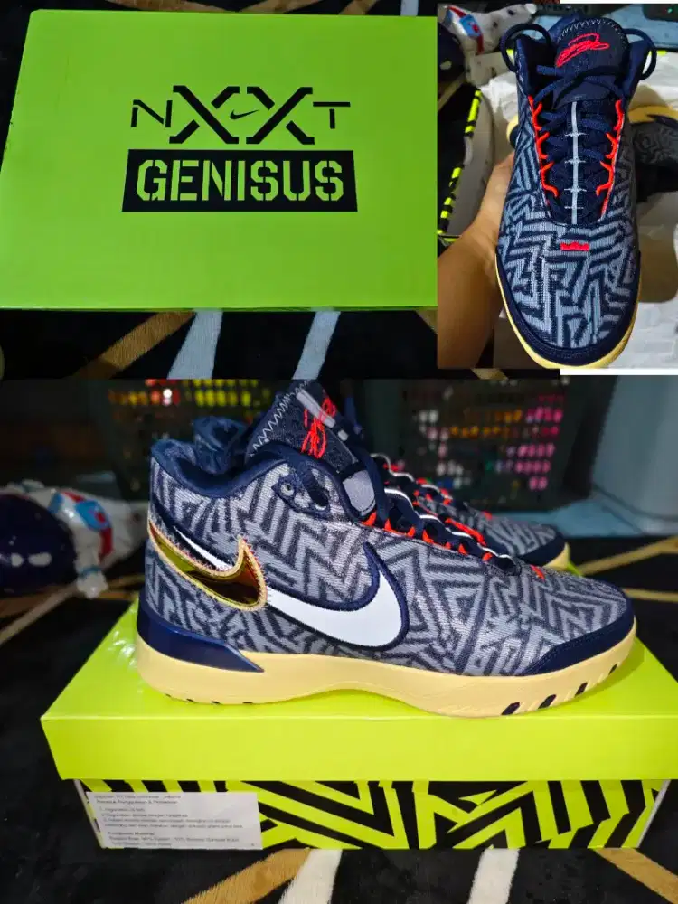 DIJUAL cepat sepatu Nike LeBron NXXT GENISUS Midnight Navy
