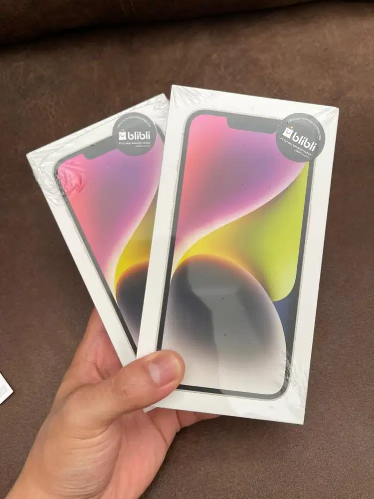 IPHONE 14 White 128gb RESMI SEGEL