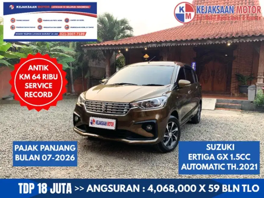 Suzuki Ertiga Gx 1.4cc Automatic Th.2021