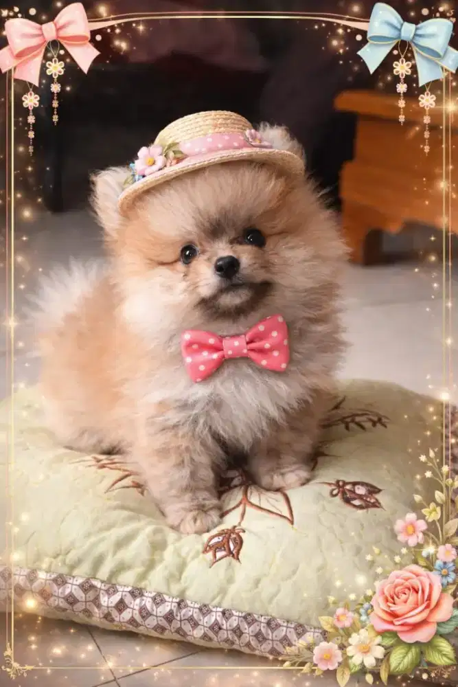 Jual Anak Anjing Super Mini Pom Stambum  