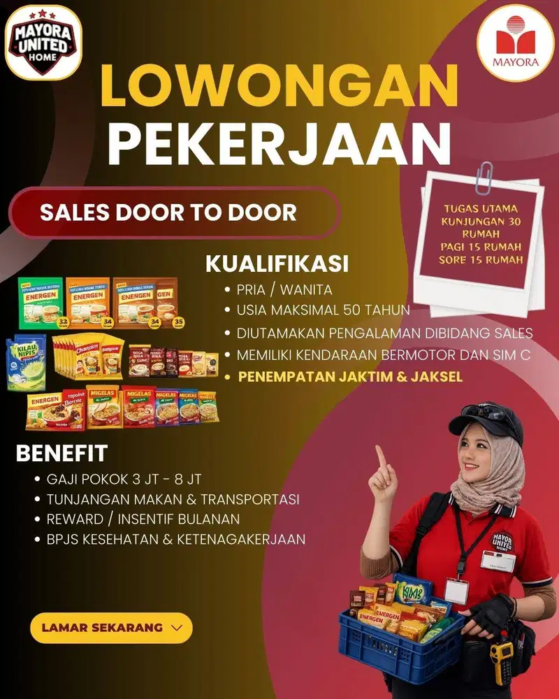 LOWONGAN PEKERJAAN (ENERGEN, GENTLEGEN)
