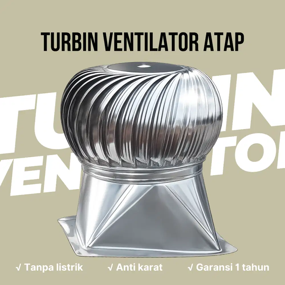 JUAL TURBIN VENTILATOR 18 INCH MURAH
