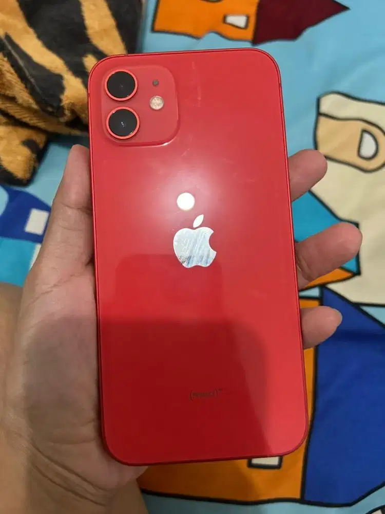 Iphone 12 Merah Mulus