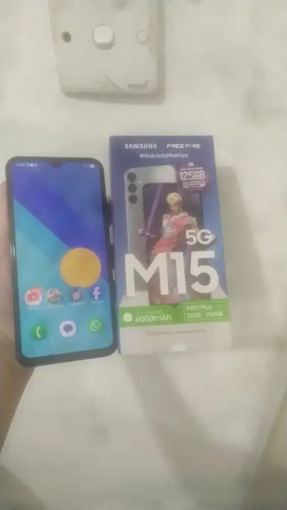 samsung M15 5G ram 12 6+6/128