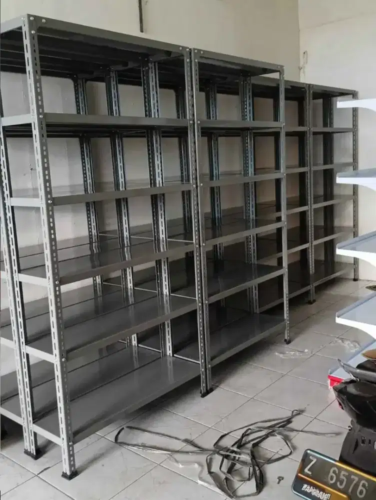 Rak besi rak gudang rak serbaguna
