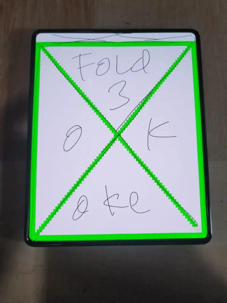 LCD dalam samsung Z fold 3 original copotan