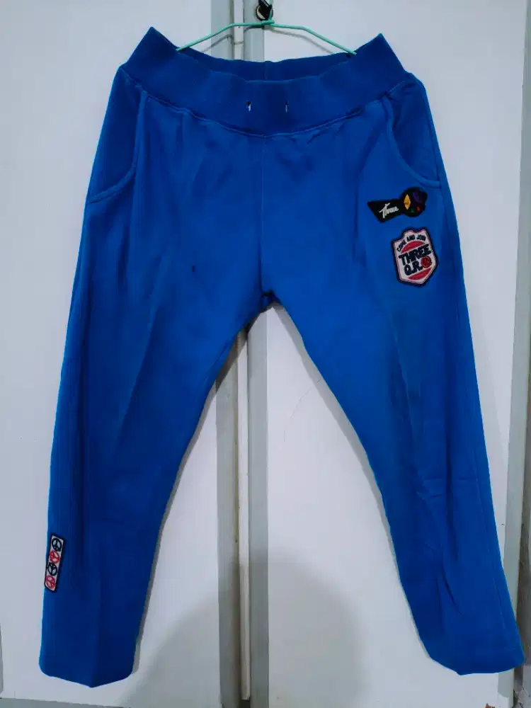 Celana Training Three Biru