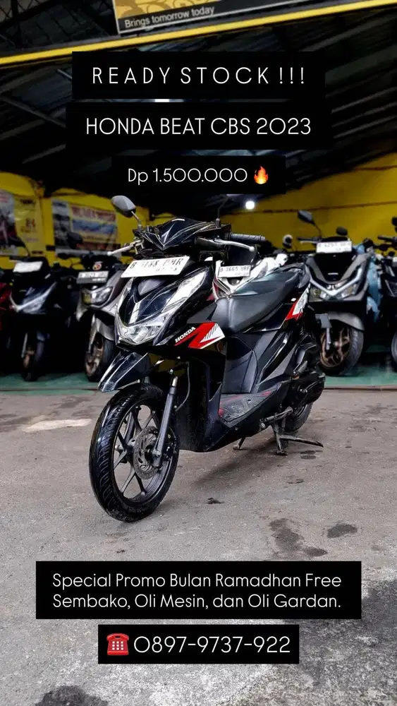 HONDA BEAT CBS 2023 SECOND !!!