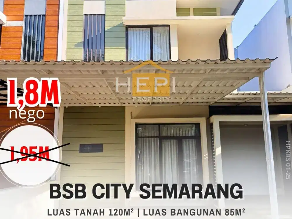 Dijual Rumah di BSB City Semarang