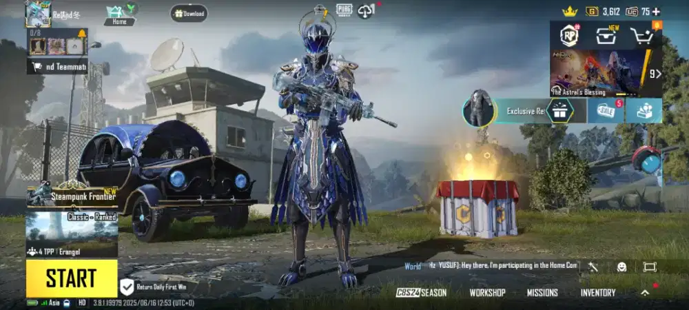 Akun PUBG GC Lv 4 Xsuit Old