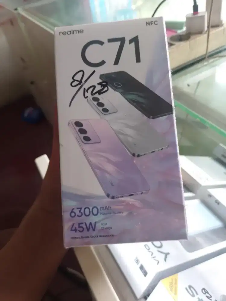 Realme c71 ram8/128 garansi resmi 1 tahun