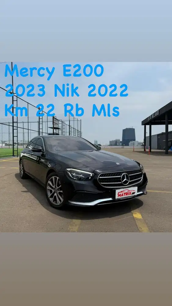 Mercy E200 Black on cannamon 2023 Nik22 Siap pakai