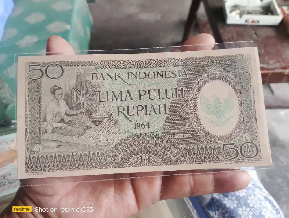 50 rupiah seri pekerja