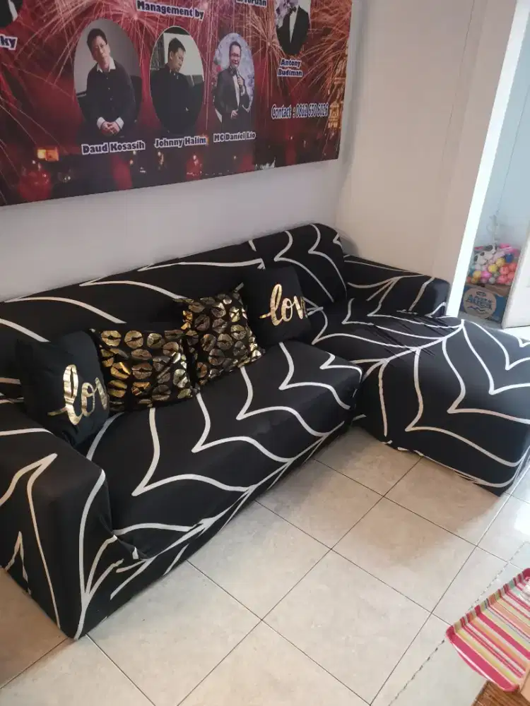 Kursi Sofa L bisa untuk 6 orang