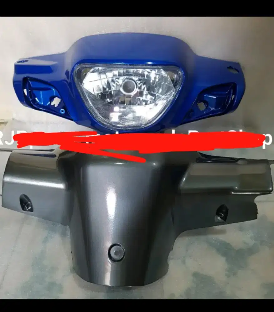 Cover Batok TOTOK Depan Belakang Plus Reflektor Shogun R 110 New
