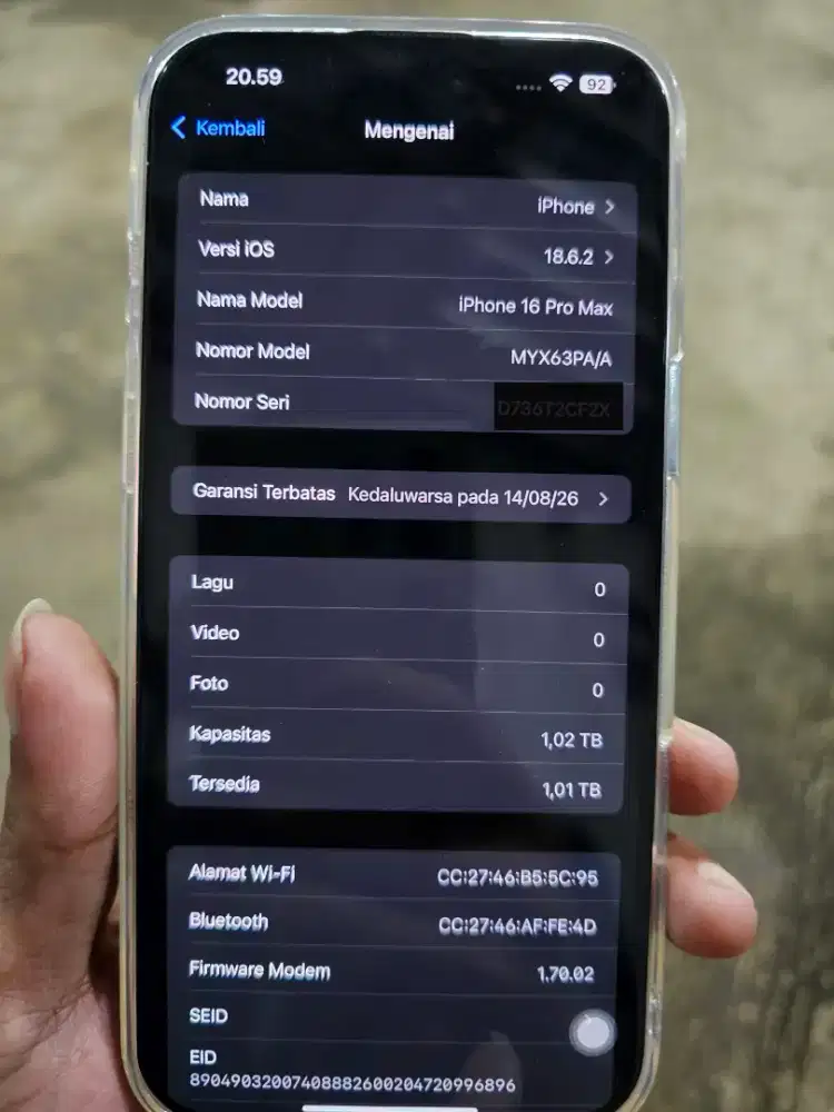 Iphone 16 promax 1tb