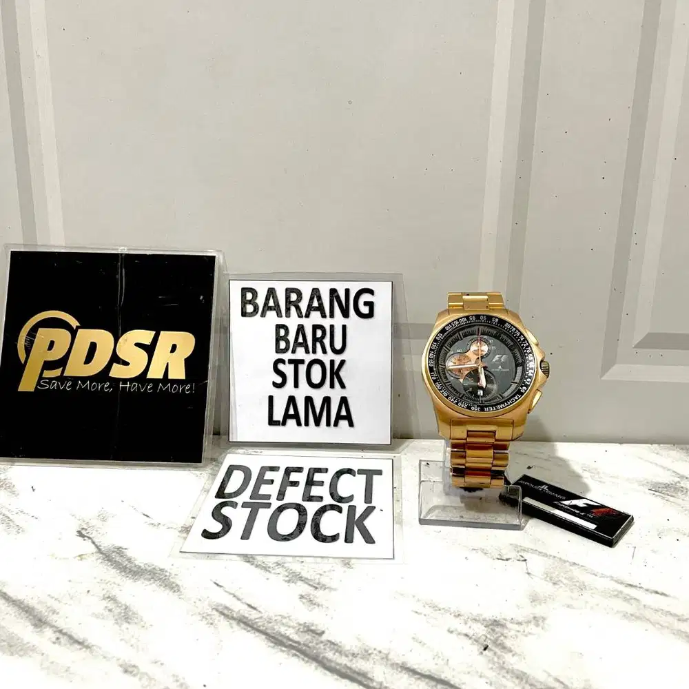 JAM TANGAN F1 F-5015H JACQUES LEMANS UNIT ONLY ORIGINAL RESMI (DEFECT)