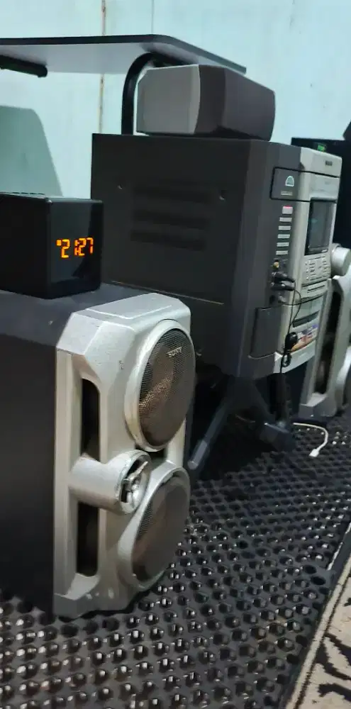 sony MHC Tri in one normal ad remot bass parah