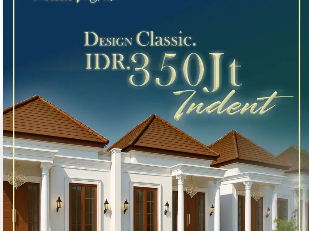 Rumah Classic Elegan di Mata Merah Palembang — Mulai 350 Juta (Indent)