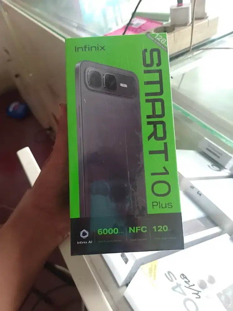 New infinix smrt 10 plus ram8/128 garansi resmi 1 tahun