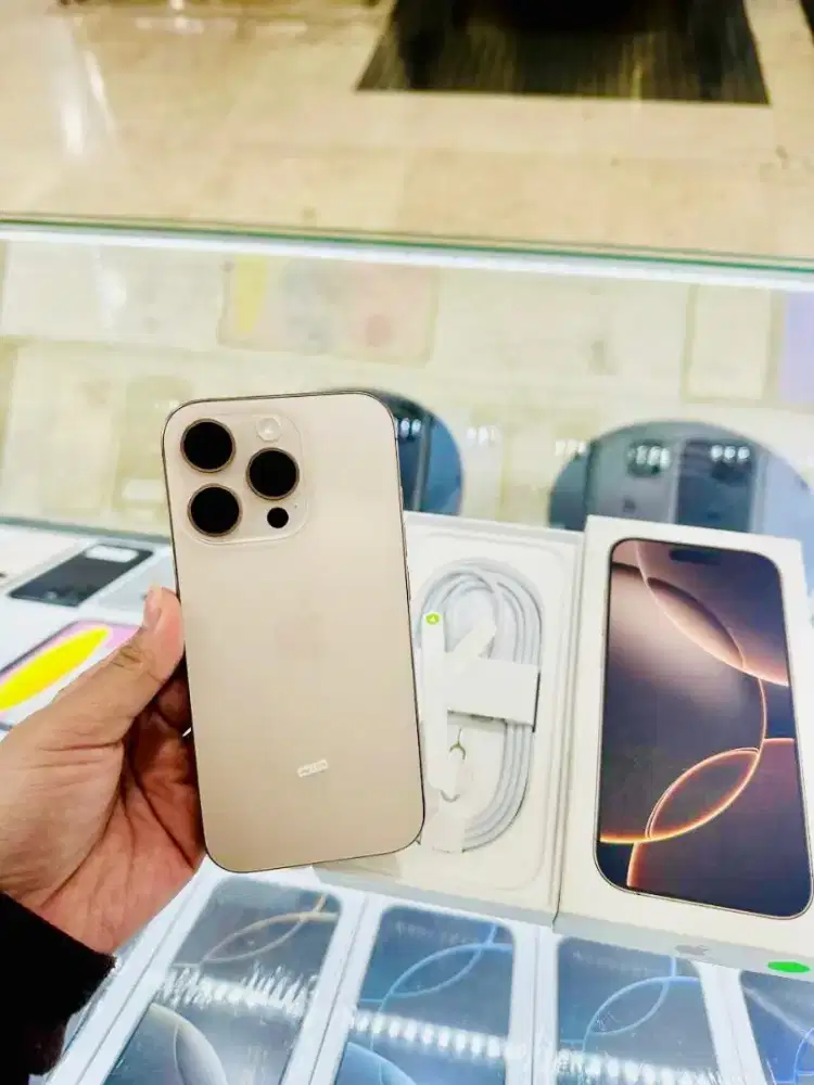 iPhone 16 Pro 128GB warna Desert Titanium iBox