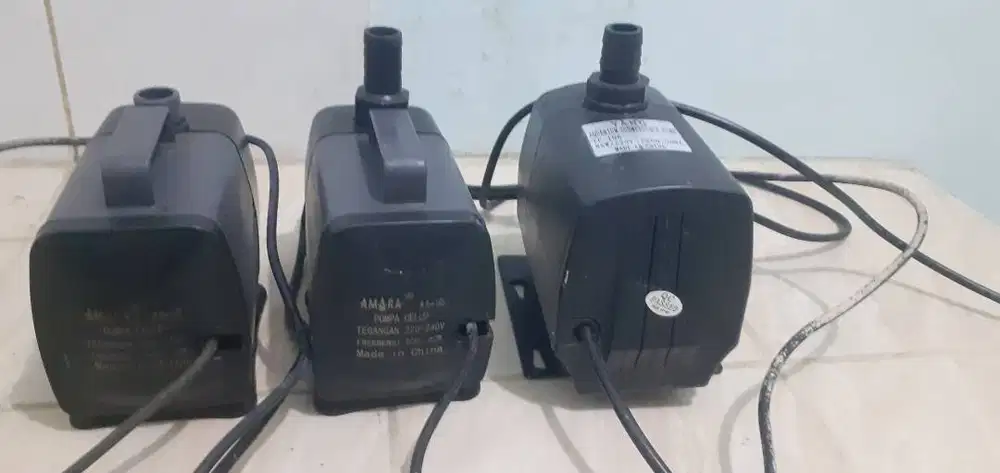 JUAL 3 POMPA KOLAM IKAN BESAR  MERK YANG(1) & AMARA(2)