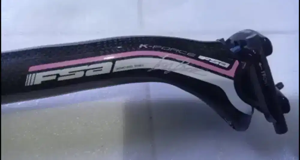 Seatpost carbon sepeda FSA signature ivan basso langka 31,6 lenth350mm