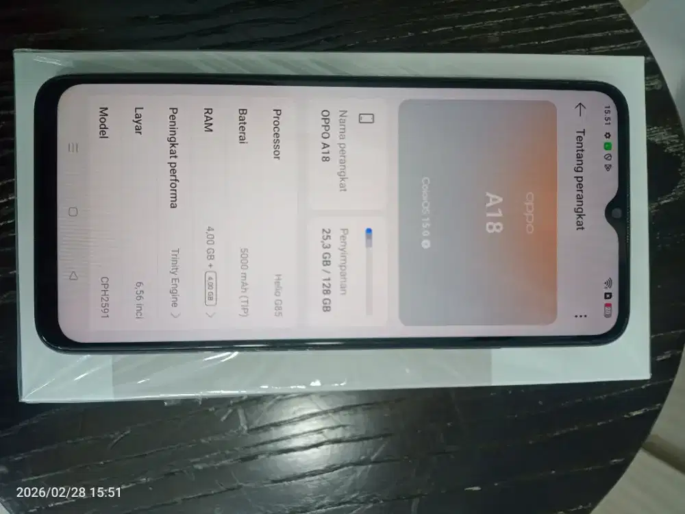 Oppo A18 Ram 4+4/128