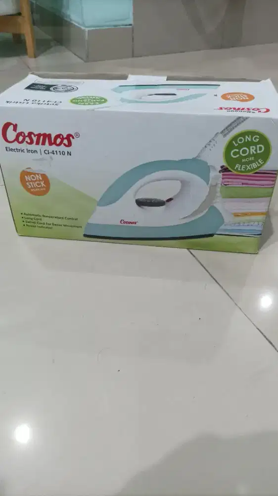 Setrika cosmos mulus baru.