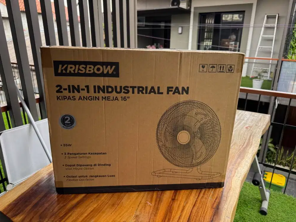 Krisbow 2-in-1 Industrial Fan 16 - BARU SEGEL