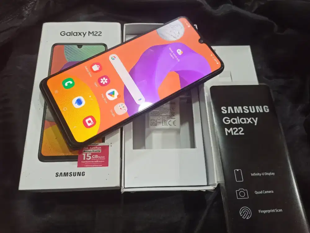 Samsung M22 ram 6/128Gb mulus fulsett