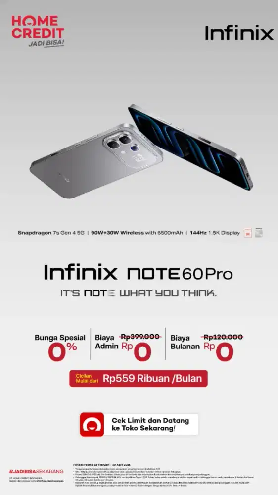 infinix note terbaru