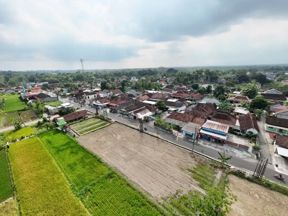 Kavling SHM Tepi Jalan Utama Sambiroto–Purwomartani, Dekat Candi Sambisari & Candi Kedulan