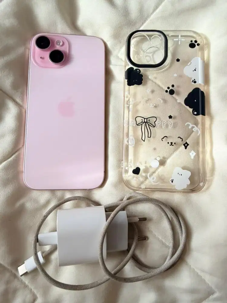 Iphone 15 pink cute