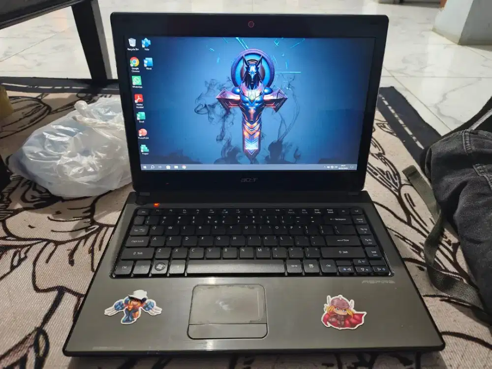 Laptop Acer ram 3 fullset