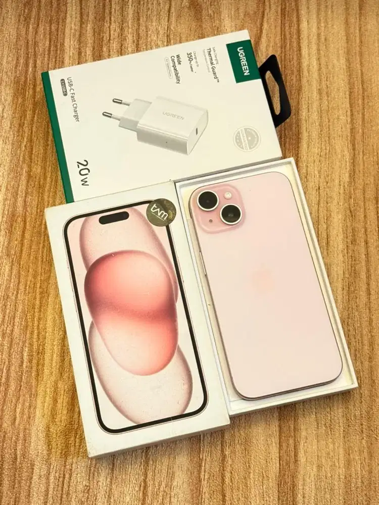 Terima TT iphone 15  128 iBox pink