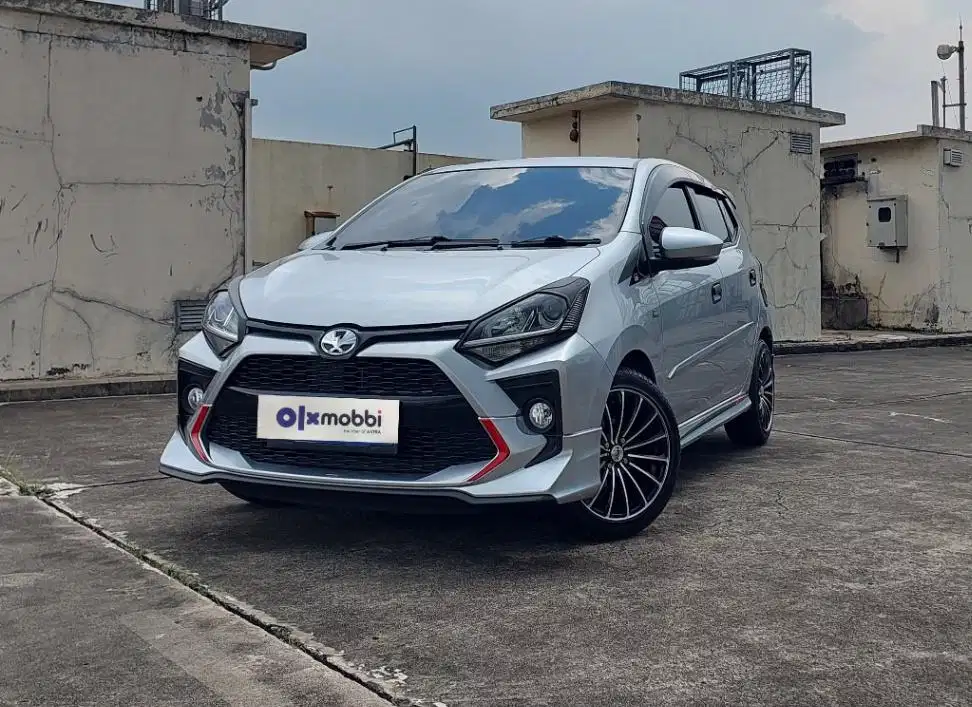 TDP 7,JT, Toyota Agya 1.2 G TRD Sportivo Bensin-AT Silver 2019